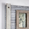 Rustic Wood and Metal Hanging 5 Picture Photo Frame